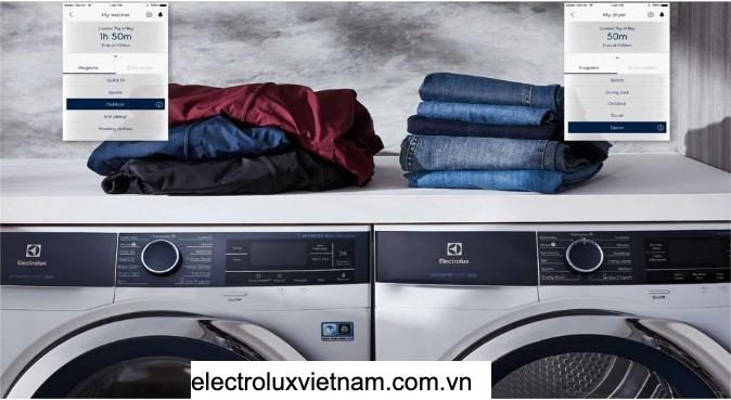Các mẫu máy giặt sấy electrolux cửa trước 11/7kg