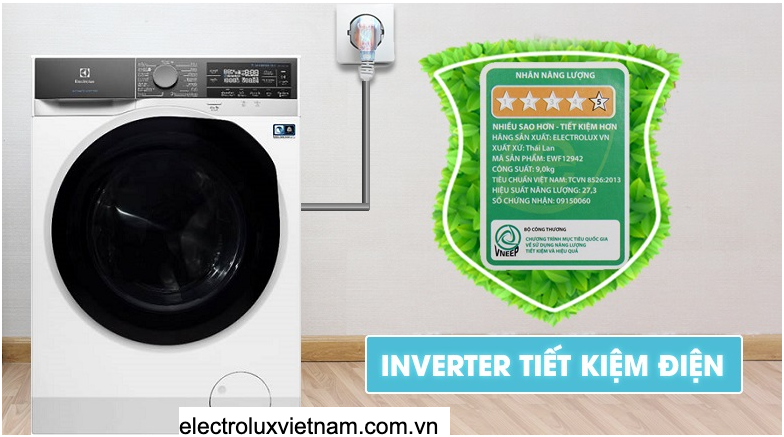 Các mẫu máy giặt sấy electrolux cửa trước 10/7kg