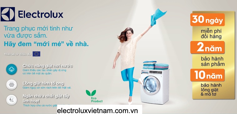 Các mẫu máy giặt electrolux cửa trước 11kg