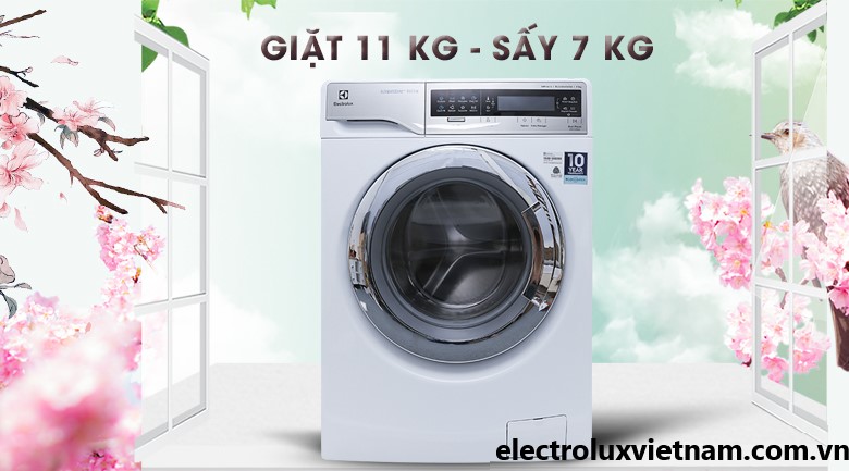 Bảo hành máy giặt sấy Electrolux