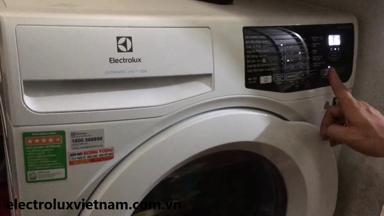 máy giặt Electrolux báo lỗi