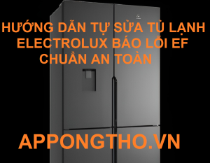 Hỏi đáp FAQ về lỗi EF tủ lạnh Electrolux Side By Side