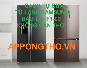 Kiểm tra mạch điện để xóa lỗi F1-02 tủ lạnh Samsung