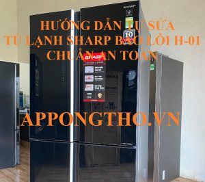 Tủ lạnh Sharp lỗi H-01 có ảnh hưởng đến thực phẩm không?