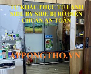 Tủ lạnh Side by Side Electrolux bị điện giật nghiêm trọng